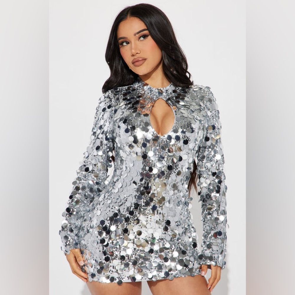 Sequin Mini Dress